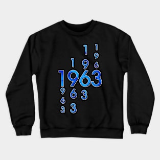 Année de naissance 1963 Crewneck Sweatshirt